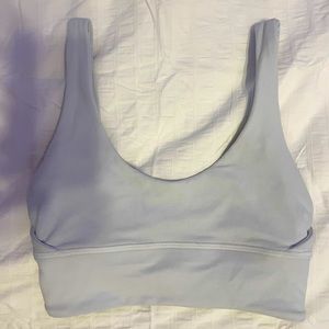 White Lululemon Align Sports Bra